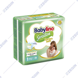 Babylino Sensitive Cotton Soft 1 newborn, 2-5 kg, 25 pcs peleni za novorodencinja