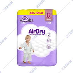 Violeta Double Care XXL, pack 6, 86 pcs, 16+, air dry + Water Care Baby Wet Wipes peleni za deca,