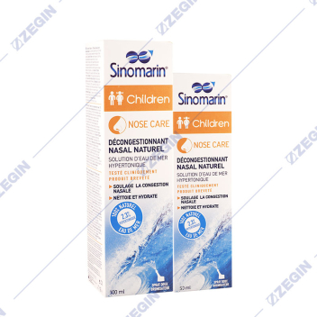Sinomarin Children Nose care nasal spray decongestion nasal naturel 100ml + 50 ml Gratis sprej za nos za deca