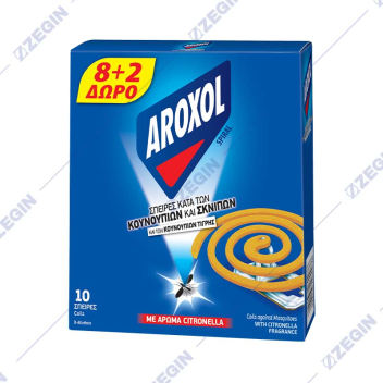 Aroxol Spiral Citronella 8+2 spirala