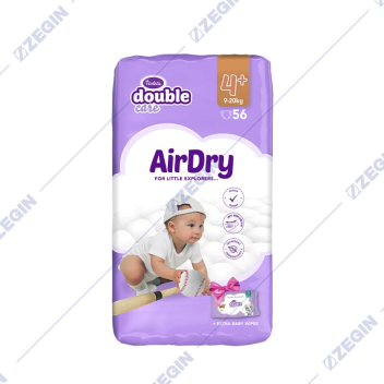 Violeta Double Care pack 4+, 56 pcs, 9-20 kg, air dry peleni za bebinja